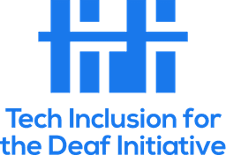 Tech Inclusion for the Deaf Initiative Logo
